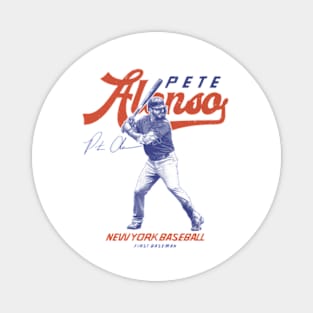 Pete Alonso New York M Retro Magnet